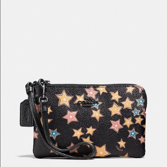 Coach Handbags - NWT Coach gorgeous RARE star wristlet!!